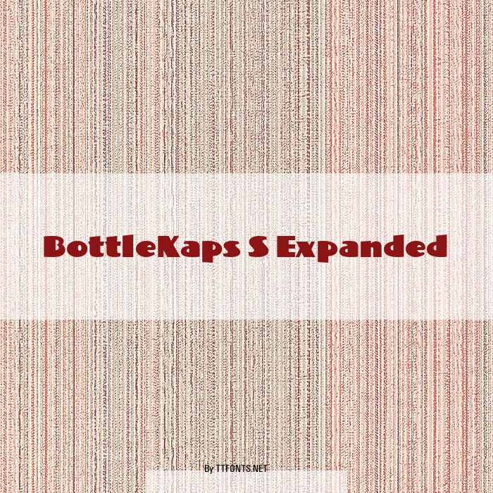 BottleKaps S Expanded example